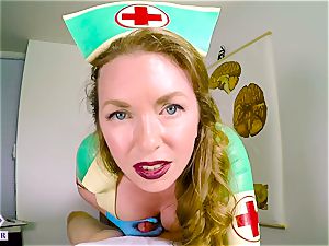 dominating super hot nurse drains and abases you